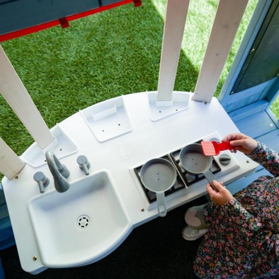 Casuta de Joaca Timber Trail Kidkraft de exterior din lemn - Playhouse 