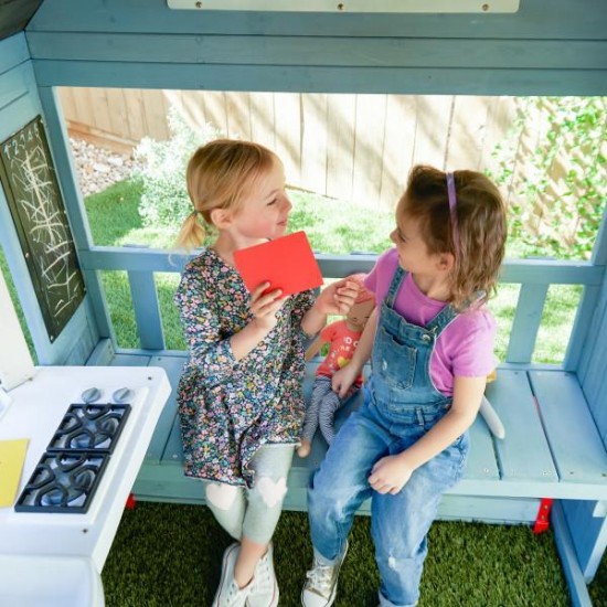 Casuta de Joaca Timber Trail Kidkraft de exterior din lemn - Playhouse 