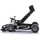 Premergator si Antemergator ALb Negru  4 in 1 Albastru - Chipolino Black White Racer  Musical baby walker