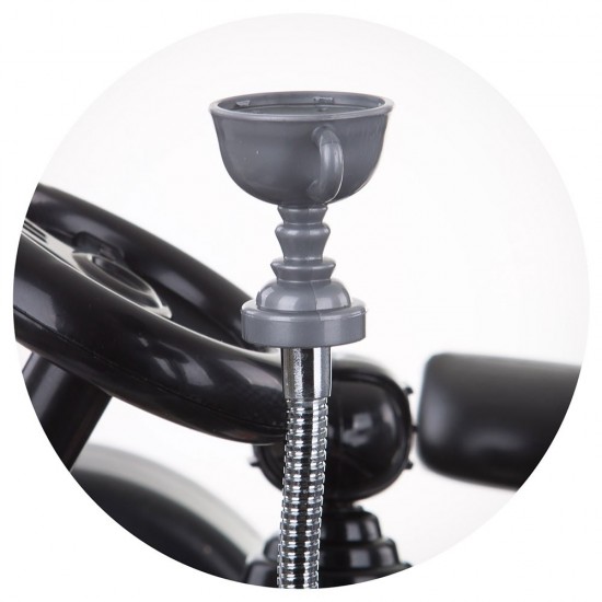 Premergator si Antemergator ALb Negru  4 in 1 Albastru - Chipolino Black White Racer  Musical baby walker