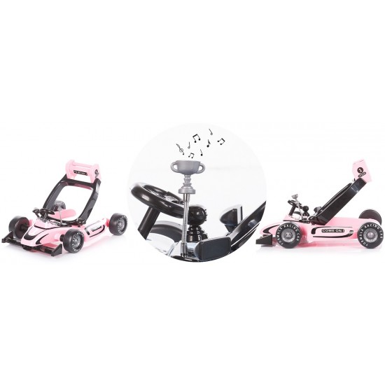 Premergator si Antemergator Racer  4 in 1 Roz - Chipolinio Pink Racer 