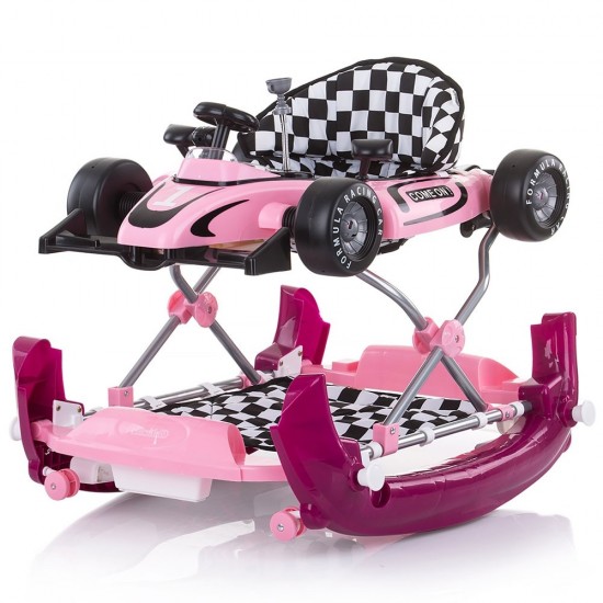 Premergator si Antemergator Racer  4 in 1 Roz - Chipolinio Pink Racer 