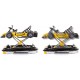 Premergator si Antemergator Racer  4 in 1 Galben - Chipolino yelow Racer Musical baby walker