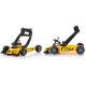 Premergator si Antemergator Racer  4 in 1 Galben - Chipolino yelow Racer Musical baby walker
