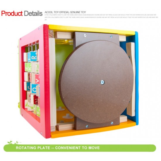 Cub Centru activitati Magic Box 5 in 1 cu baza rotativa