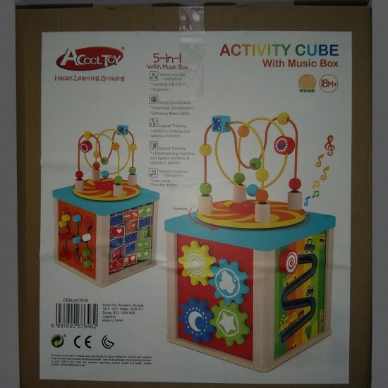 Cub muzical Magic Box 5 in 1 B