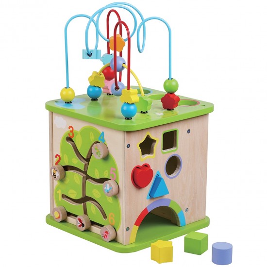 Cub multifunctional-multiactivitati Activity Play Cube 5 in 1 