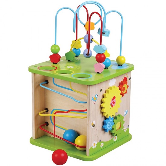 Cub multifunctional-multiactivitati Activity Play Cube 5 in 1 