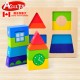 Puzzle cuburi forme geometrice