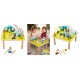 Masuta multifunctionala educativa Orasel cu trasee Rolercoster din lemn XXL Table Time to Enjoy 