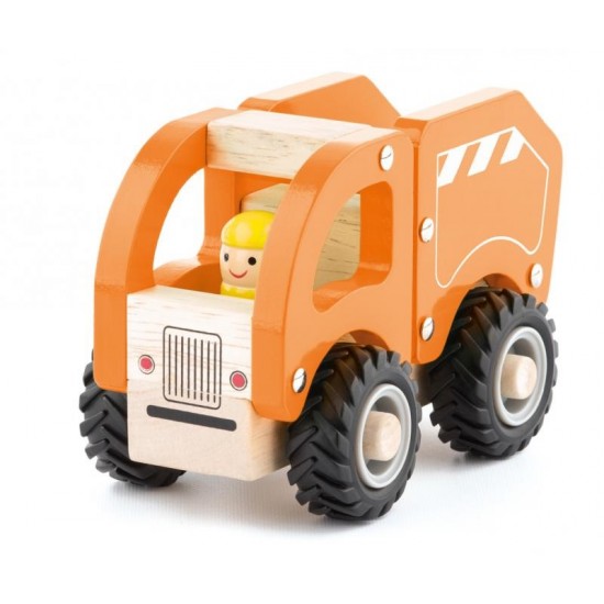 Masinuta din lemn Masina de Gunoi - Gunoiera