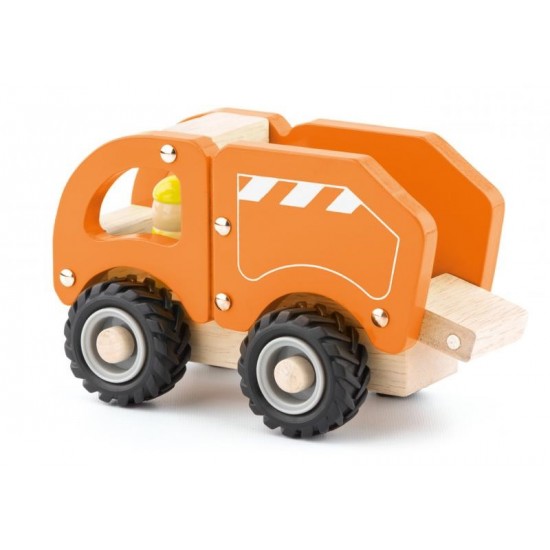 Masinuta din lemn Masina de Gunoi - Gunoiera