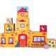 Turn pliabil construibil Orasel Ferma din cuburi colorate cu diferite forme si teme