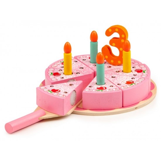 Tort de joaca pentru copii - Set de jucarie din lemn 