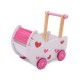 Cărucior pentru păpuși din lemn cu iminioare - Antemergator Stroller