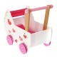 Cărucior pentru păpuși din lemn cu iminioare - Antemergator Stroller