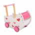 Cărucior pentru păpuși din lemn cu iminioare - Antemergator Stroller