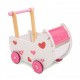 Cărucior pentru păpuși din lemn cu iminioare - Antemergator Stroller
