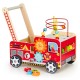 Antemergator 6 in1 din lemn Masina de Pompieri  - Premergator Masina Camion Fire Truck cu multiactivitati