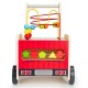 Antemergator 6 in1 din lemn Masina de Pompieri  - Premergator Masina Camion Fire Truck cu multiactivitati