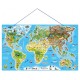 Harta Lumii Magnetica 2 in 1 Lumea in Imagini Puzzle - Magnetic Map The World în Picture 