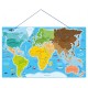 Harta Lumii Magnetica 2 in 1 Lumea in Imagini Puzzle - Magnetic Map The World în Picture 