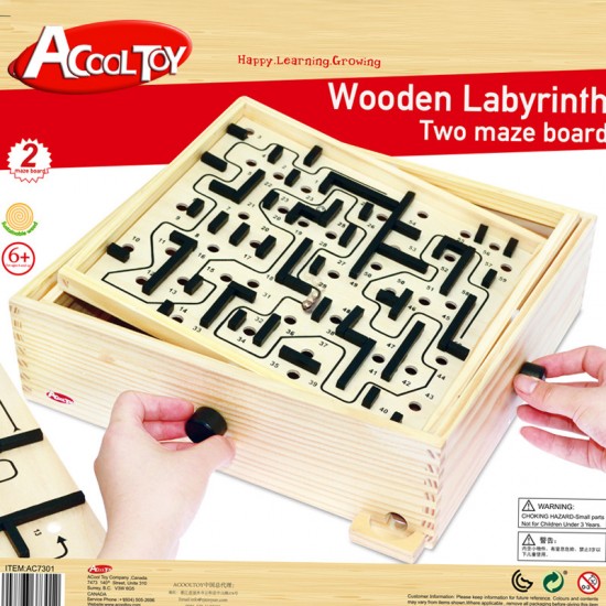 Joc Labirint cu bile, de indemanare