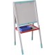 Tabla magentica de scris  cu crerata Sevalet Fresh Art 4 in 1 ajustabila cu suport pentru hartie si accesorii