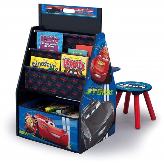 Birou cu scaun Tabla si Organizator Set Fulger McQueen 3 in 1  Cars 3 Activity Center Delta Children