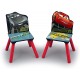 Masuta set cu  2 scaunele  Cars Team Delta Children