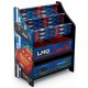 Organizator carti si jucarii cu cadru din lemn Disney LMQ Cars Team Delta Children