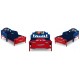 Pat copii Disney Lightning McQueen cu cadru metalic Cars Team 3D Delta Children