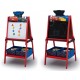 Tabla magnetica multifunctionala Lightning McQueen cu depozitare jucarii Cars Team Delta Children