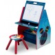 Birou cu scaun Tabla si Organizator 2 in 1 Mickey Mouse Activity Center Delta Children