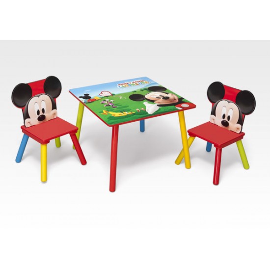 Masuta set cu  2 scaunele Disney Mickey Mouse Delta Children