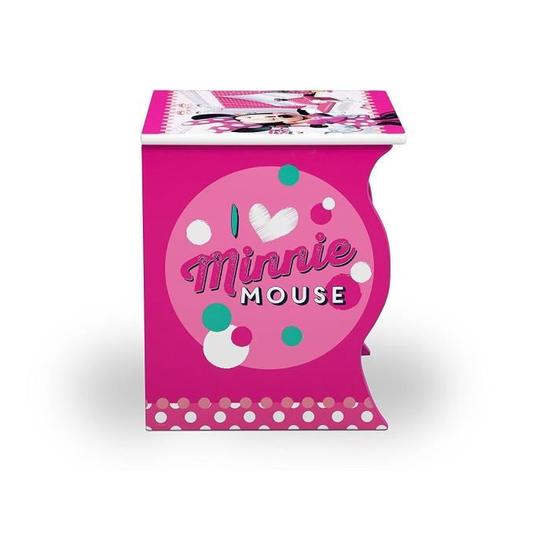 Noptiera Disney Minnie Mouse cu cadru din lemn Delta Children
