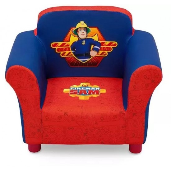 Fotoliu copii Sam Pompierul cu cadru din lemn Delta Children