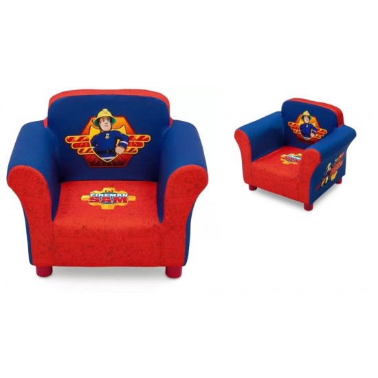 Fotoliu copii Sam Pompierul cu cadru din lemn Delta Children