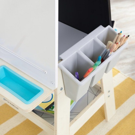 Tabla alba cu rola de hartie de scris si pictat - Sevalet pictura 4 in 1 Create N Play Easel Kidkraft