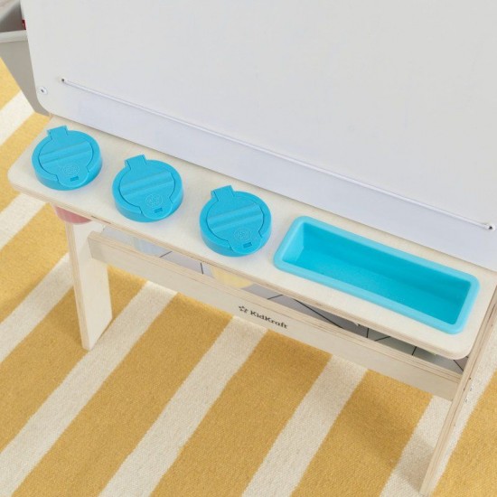 Tabla alba cu rola de hartie de scris si pictat - Sevalet pictura 4 in 1 Create N Play Easel Kidkraft