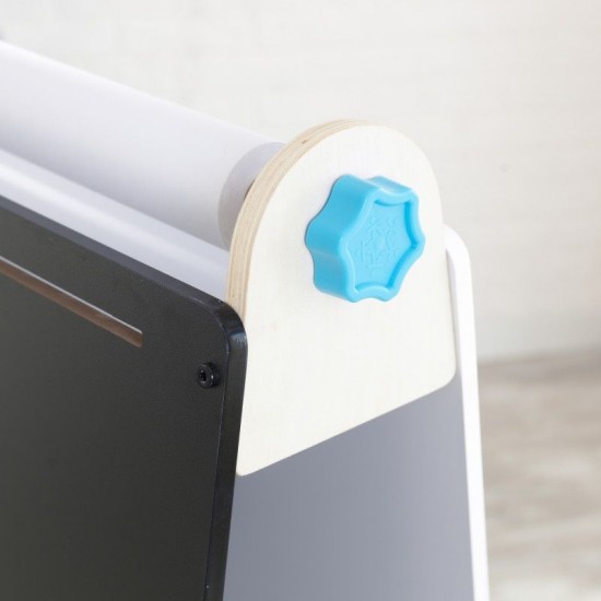 Tabla alba cu rola de hartie de scris si pictat - Sevalet pictura 4 in 1 Create N Play Easel Kidkraft