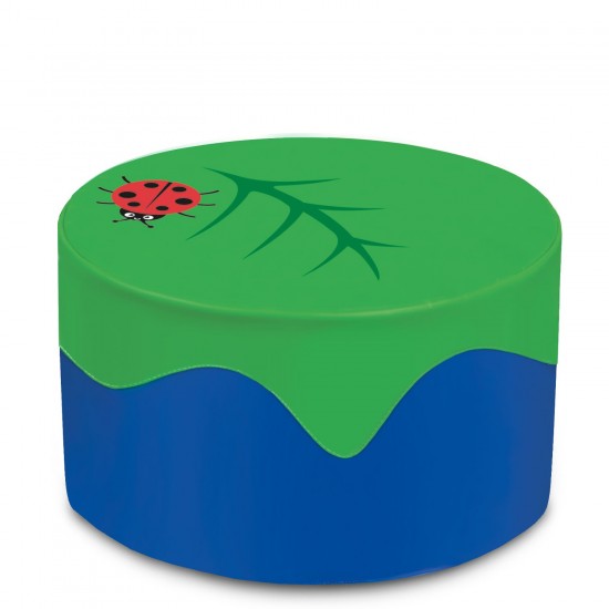 Masuta Taburet Gargarita LadyBug moale cu Soft Touch - Inapoi la Naura - Back To Nature 
