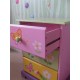 Comoda cu trei sertare Butterfly Mobilier Tematic din lemn MDF Liberty House