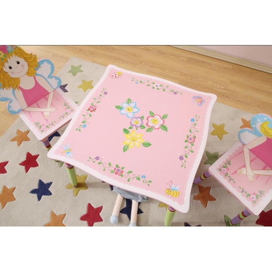 Masuta FAIRY cu doua scaunele din lemn MDF  Liberty House
