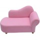 Fotoliu Canapea Roz fetite  - Pinky Princess Lounge sofa cu cardu din lemn 