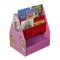Biblioteca si Tabla de scris Organizator- Princess Set 2 in 1  cu rafturi din panza si MDF Liberty House Toys 