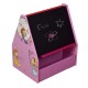 Biblioteca si Tabla de scris Organizator- Princess Set 2 in 1  cu rafturi din panza si MDF Liberty House Toys 