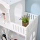 Biblioteca Casuta Etajera cu Balcon Ferestre  Scari si Mansarada DollHouse Bookcase  MDF Liberty House 