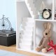 Biblioteca Casuta Etajera cu Balcon Ferestre  Scari si Mansarada DollHouse Bookcase  MDF Liberty House 
