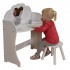 Masuta de toaleta White Star cu scaunel din lemn MDF Liberty House Toys OnlyToys